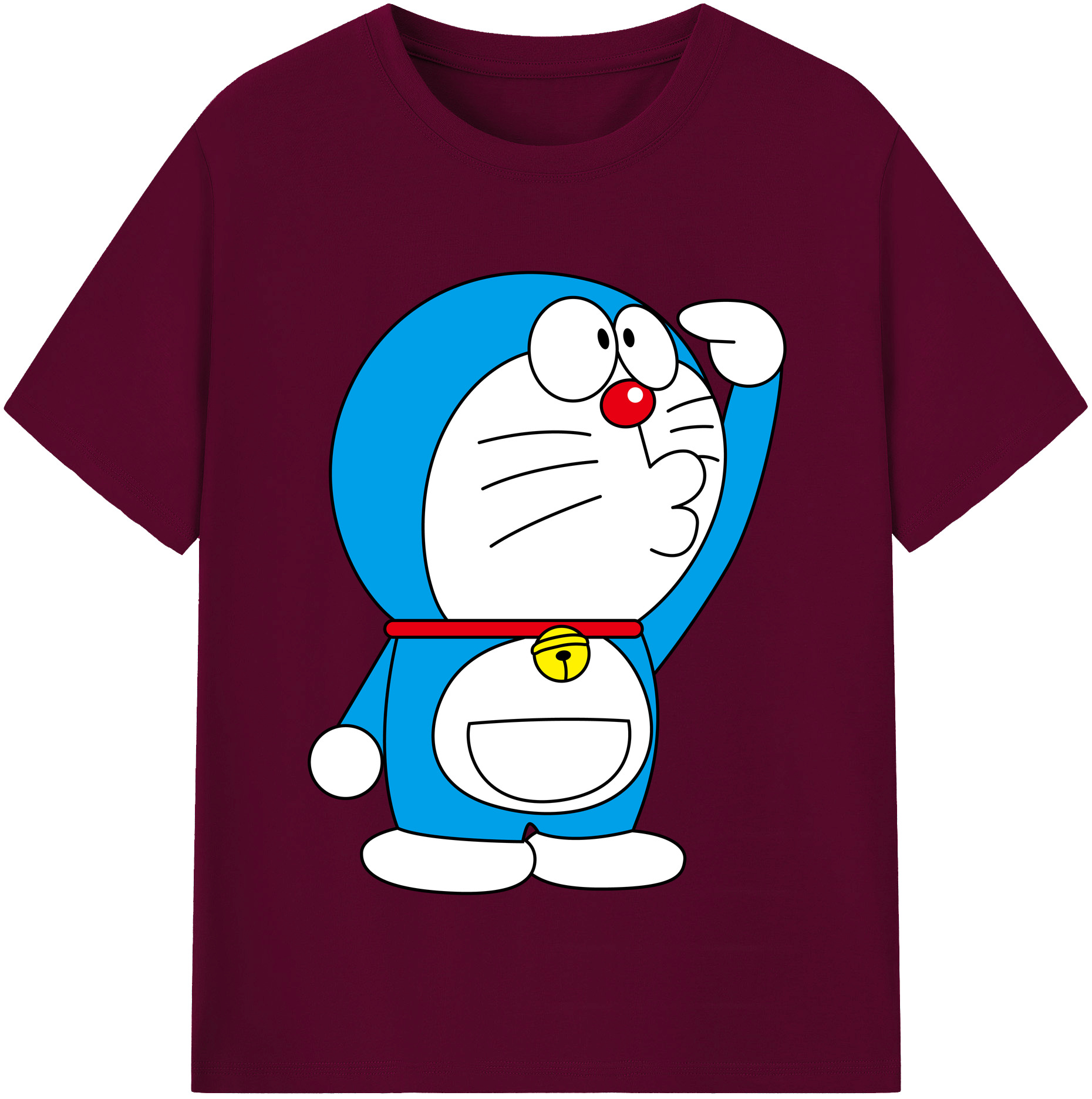 （画像用） ドラえもん Doraemon レディースカジュアルプリントTシャツ（綿100％）